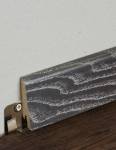 Плинтус из шпона 60 мм коллекция Goodwin (пр-во Parketoff) Плинтус Дуб брашированный Кастелло Неро